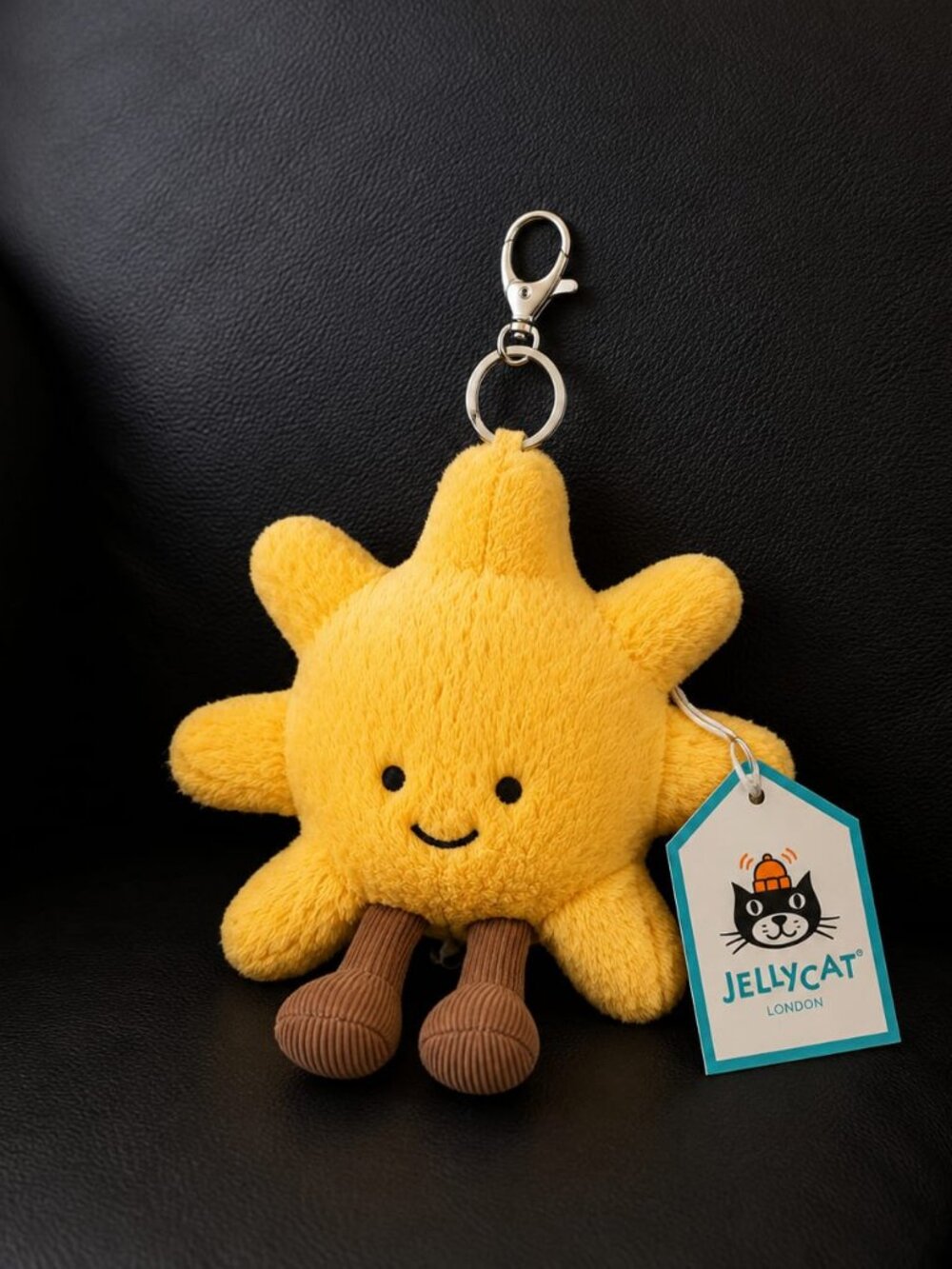 Jellycat Amuseables Sun Bag Charm Plush Keychain Stuffed Toy Accessory New